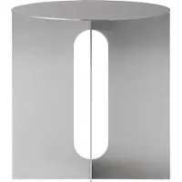 Audo Copenhagen Androgyne Bijzettafel Ø40 Cm Roestvrij - Bijzettafels & buffetten Staal Steel - 71144-002087