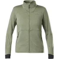 Eider - Dames fleeces - W Thorens Polartec Powergrid Fleece Khaki voor Dames - Maat XS - Groen