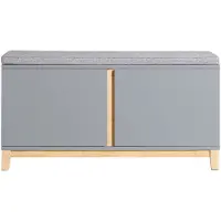 SoBuy Schoenenkast - FSR117-HG - MDF & Bamboo - Max. 150Kg - 90x34x47cm - Grijs