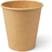 Papstar Koffiebekers 177 ml (6,5 oz), karton Ø 7,2 x 7,8 cm bruin (1000 stuks)