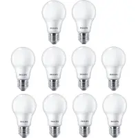Philips 10x LED lamp E27 | Peer A60 | Mat | 2700K | 4.9W (40W)
