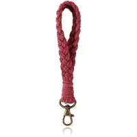 Deja Jewels Macramé Polsband met Gesp - Rood