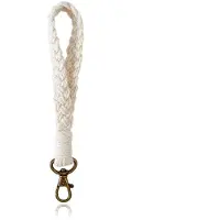 Deja Jewels Macramé Polsband met Gesp - Wit