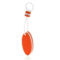 LGT JWLS Oranje Nautische Stijl Sleutelhanger - Blijft Drijven - Label Vorm