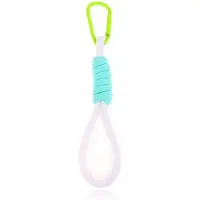 LGT JWLS Sleutelhanger/Telefoonkoord met Handige Gesp - Wit & Fel Blauw