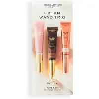 Revolution PRO Cream Face Wand Trio Gezichtsmake-up set 1 st Medium