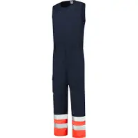 Tricorp 753008 Bodybroek High Vis Blauw/Fluor Rood maat 62 uniseks