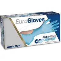 Eurogloves Solid Nitrile Handschoenen - Blauw - 100st