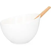 Homla Saladeschaal met bestek MOOKA, 24 cm