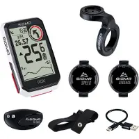 Sigma ROX 4.0 GPS computer Cadence Speed Cardio Pack White