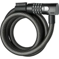 Axa Spiraalkabelslot Resolute 180cm Ø15mm Zwart Met Code