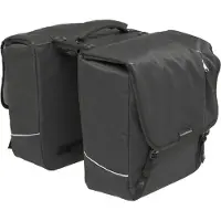 New Looxs Dubbele fietstas Nova Double Racktime 2.0 32 liter 35 x 15 x 35 cm zwart