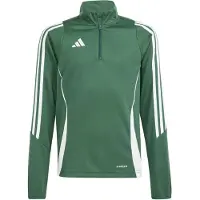 Adidas Tiro24 Half Zip Sweatshirt Groen 9-10 Years Kinderen