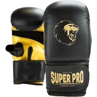 Super Pro Combat Gear Victor Bokszakhandschoenen Zwart/Goud Medium
