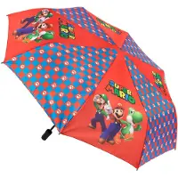 Nintendo Super Mario Paraplu, Here We Go - Ø 96 x 62 cm - Polyester