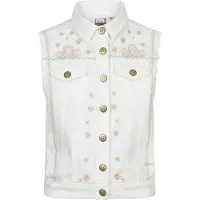 Indian blue jeans Meisjes Blazers Gilet Embroidery - Wit - Maat 128
