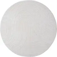 Veer Carpets Vloerkleed ella cream rond ø200 cm