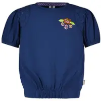 B.NOSY Meisjes t-shirt - Guusje - Lake blauw. Maat: 98