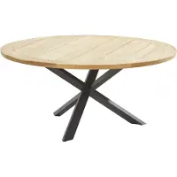 4SO Taste Prado Dining Tafel Teak Antracite dia. 160 cm