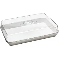 HorecaTraders Buffetvitrine | Kunststof | Wit | 35.6 x 24.7 x 8.5 cm
