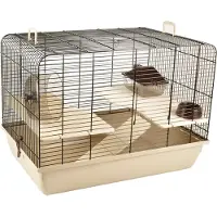Flamingo Hamsterkooi Milo - Beige - 58 x 38 x 42.5 cm