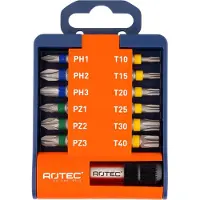 Rotec Bit- & bithouder-set | OPTI-LINE | Bits PH-PZ-TX | 13-delig - 827.9050