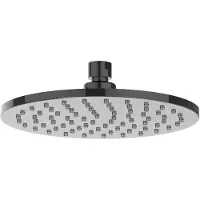 Ivy Aia Hoofddouche Medium 20 cm Anti-Kalk Nozzels Zwart Chroom PVD