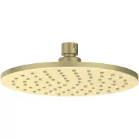 Ivy Aia Hoofddouche Medium 20 cm Anti-Kalk Nozzels Geborsteld Mat Goud PVD