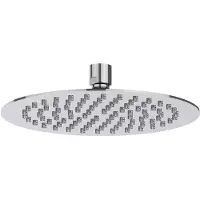 Ivy Aia Toebehoren Hoofddouche slim 20cm antikalk nozzels, Eco-air Chroom