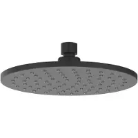 Ivy Aia Hoofddouche Medium 20 cm Anti-Kalk Nozzels Mat Zwart PED