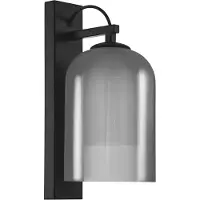 Toolight Zwarte wandlamp - metaal en glas - E27 fitting - veelzijdig design
