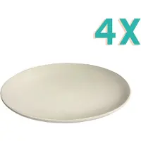 Home Society Diner Bord Sofie Beige 4 stuks