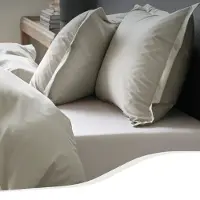 Tempur Home by kussensloop 60 x 50 cm – Nature – Egyptisch Katoen – Strijkvrij – Geschikt Voor Droger