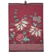 Pip studio Theedoek Flower Festival Dark Pink 50 x 70 cm