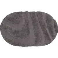 Veer Carpets Badmat beau grey ovaal 60 x 100 cm