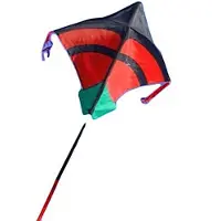Spiderkites vlieger Fight Dragon junior 75 cm nylon rood/zwart