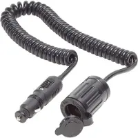 Blue Sea Systems Plug With Single Extension Socket 12v Zwart