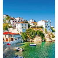 Dimex Fotobehang - Greece Coast 225x250cm - Vliesbehang