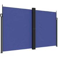 vidaXL Tuinscherm uittrekbaar 200x1200 cm blauw