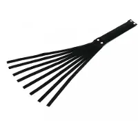 Rimba Suede Streelzweep 42 cm Lang Zwart Leer