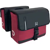 Willex Dubbele Canvas Kantoortas 46 liter Rood