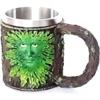 Nemesis Now - Decoratieve drinkbeker - Green man - Spirituele drinkbeker - Heart of the Forest - ca. 350ml