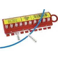 3M 7000058782 Markeerplakset Opdruk 0 - 9 STD-0/9