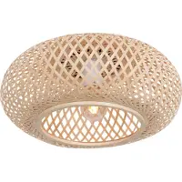 Anne Light & Home Plafondlamp Maze Ø 42 cm bamboe beige