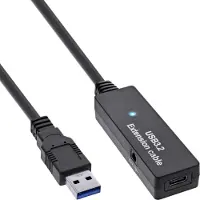 InLine USB-A - USB-C actieve verlengkabel | USB3.0 5 Gbps | 5 meter