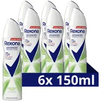 Rexona - Anti-Transpirant Spray - Women Advanced Protection - Aloë Vera - 6 x 150 ml