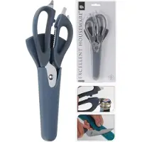 Excellent houseware Schaar Mulitfunctioneel RVS Zilver zilver RVS Excellent Houseware Keukenschaar