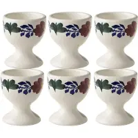 Boerenbont Eierdopjes 6 Stuks Multi multi Aardewerk Eierdop