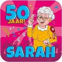 Paper Dreams Huldeschild - Sarah cartoon