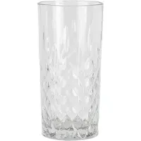 Clayre & Eef Waterglas 300 ml Glas Drinkbeker Transparant Drinkbeker